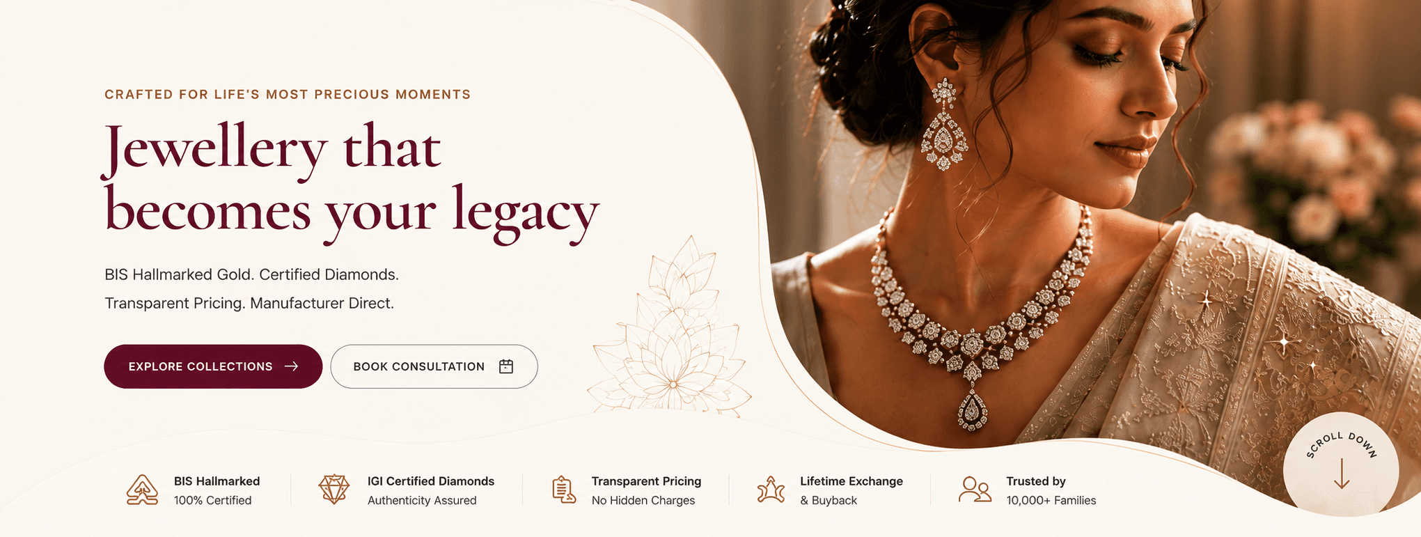 Aarika Jewellers — Jewellery that becomes your legacy. IGI Certified Diamonds, Transparent Pricing, Manufacturer Direct.